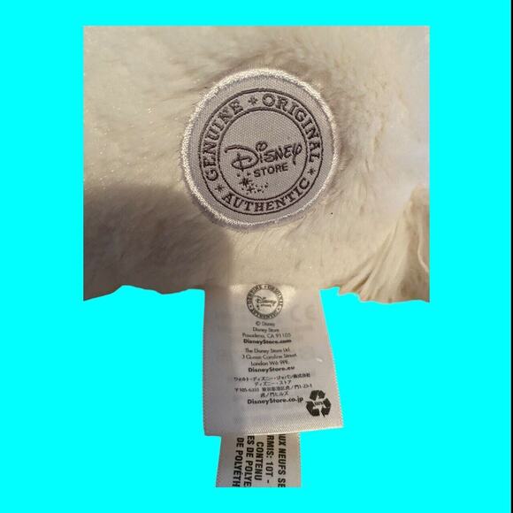 Disney Aristocats Marie Plush Toy Stuffed Animal 12" White And Pink Disney Store - Picture 9 of 10